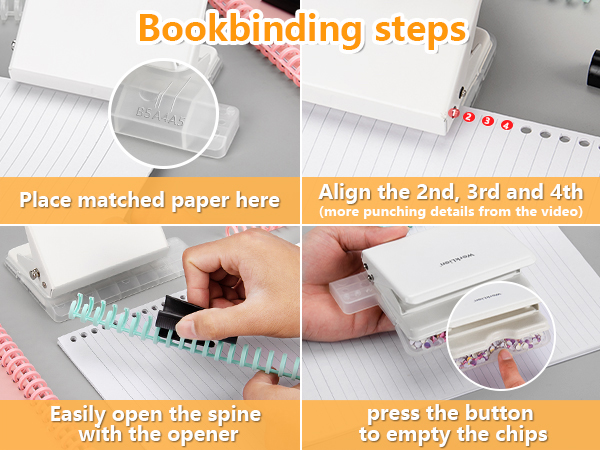 refill the binder with spine