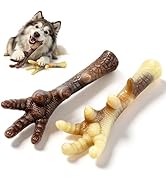 WOWBALA Dog Chew Toys for Aggressive Chewers, 2 Pack Indestructible Dog Toy for Medium Large Dogs...