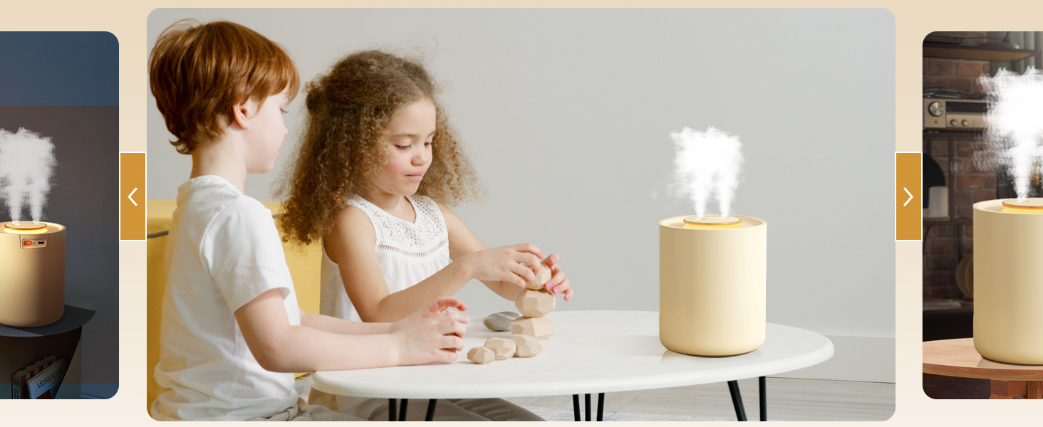 portable Humidifier Baby Bedroom Travel Small Cool Mist USB Personal Desktop Humidifier Home