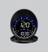 wiiyii Auto GPS Speedometer G6, Car HUD Head Up Display HD Display, Overspeed Alarm for All Vehicle