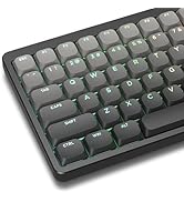 Womier Low Profile Keycaps, PBT Key Cap Shine Through, Custom Keyboard Keycaps 60 65 75 100 Perce...