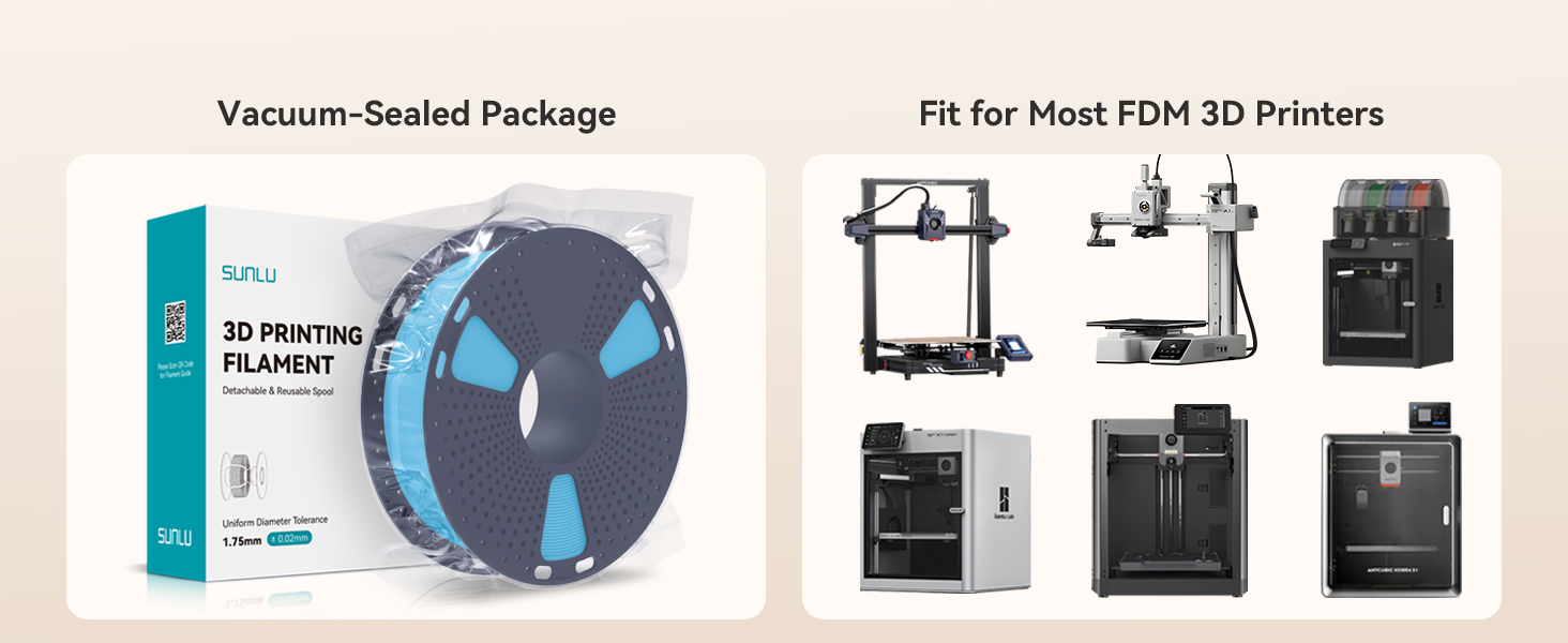 SUNLU High Speed Matte PLA 3D Printer Filament