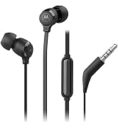 Motorola wired corded in-ear ear buds headphones with mic lightweight comfortable small earbuds