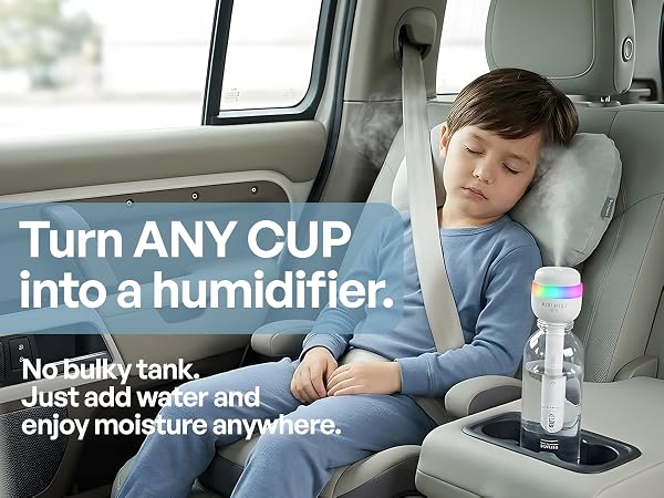 Turn any cup into a humidifier
