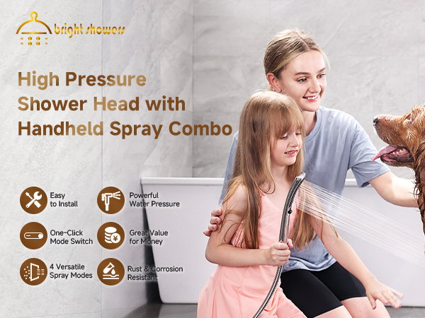 shower head with handheld