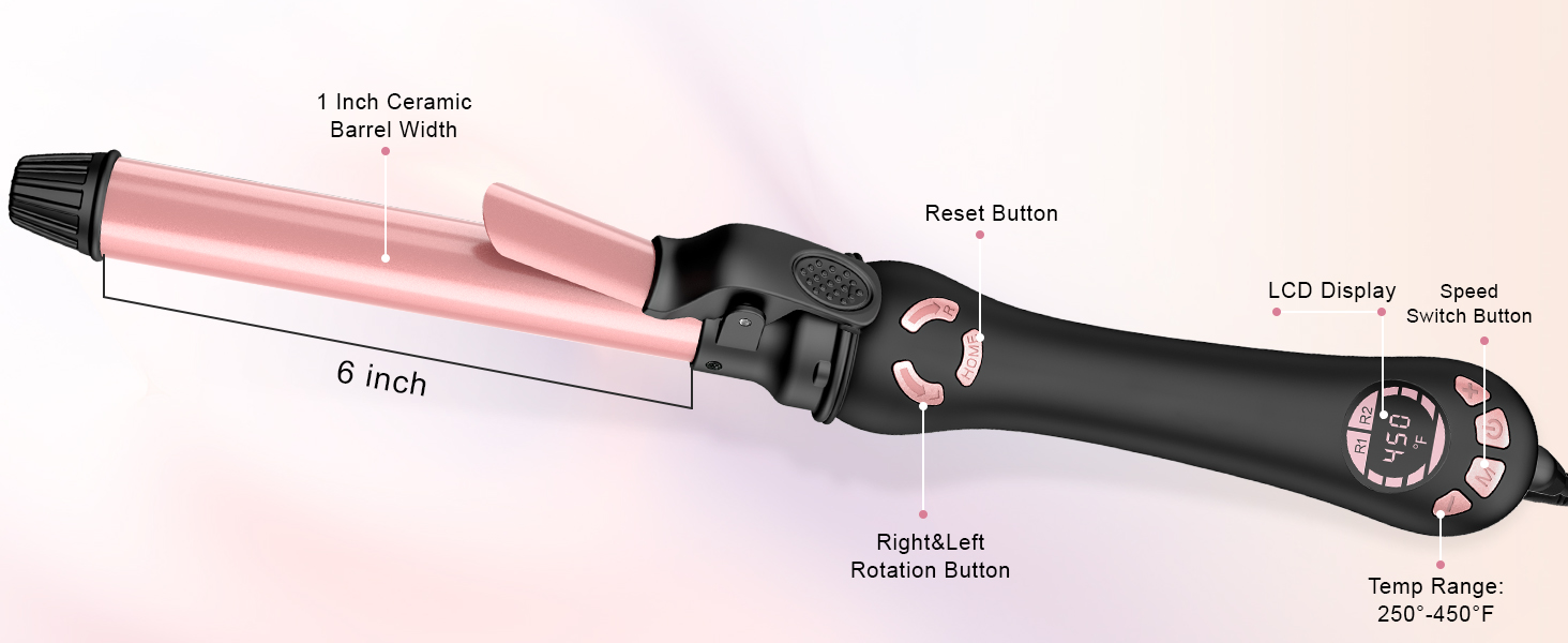 rotating curling iron