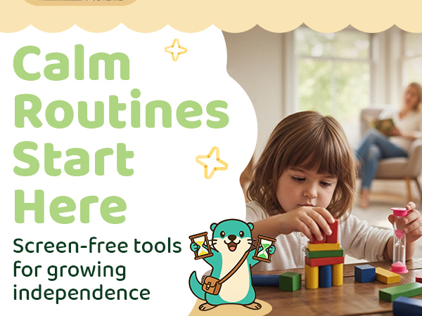 Calm routines start here with screen-free tools that help kids grow independence
