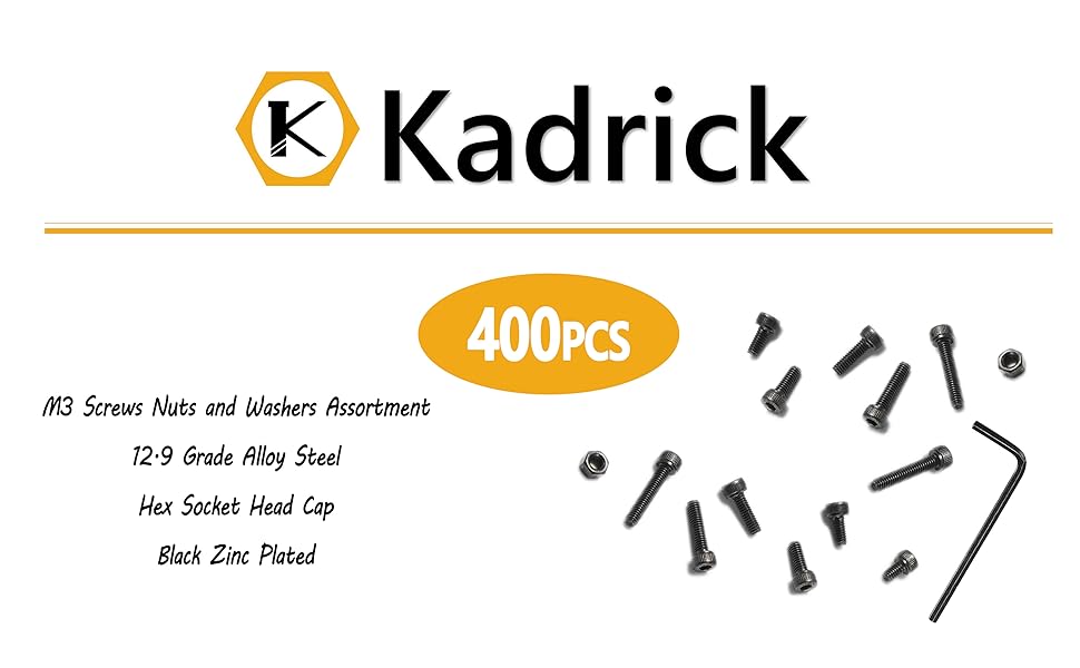 M3 Screws Assortment 400