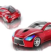 Elec Space Wireless Car-Shape Mouse With LED Headlights, 2.4G Unique for Kids, USB Receiver, 1600...