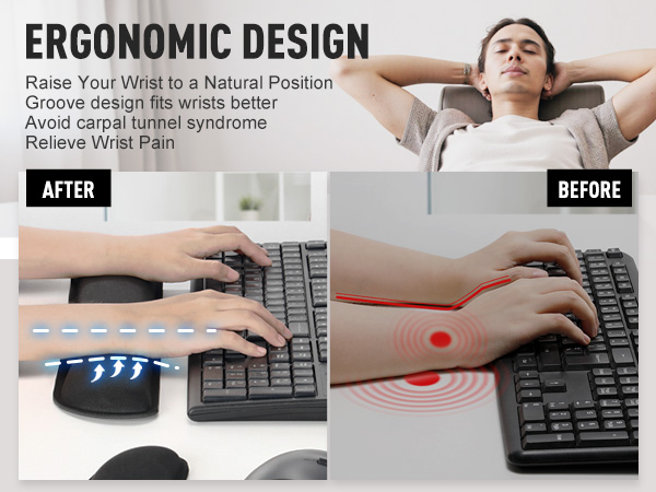 wrist rest for computer keyboard