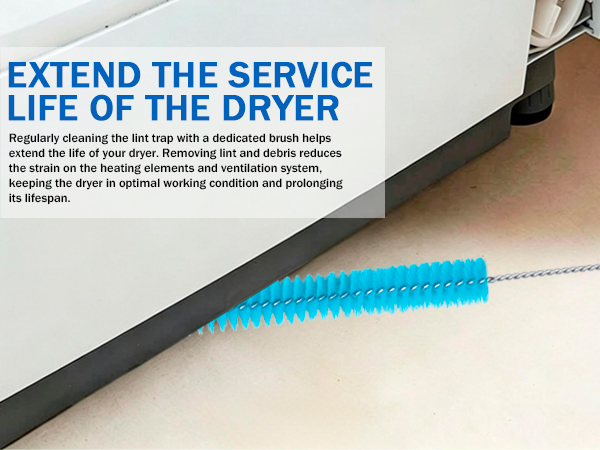 Dryer Vent Cleaner Kit - Compatible Universal Vacuum Attachment Hose with Most Vacuum Cleaner,