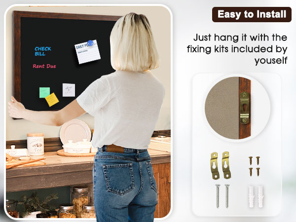 easy to install hang for wall