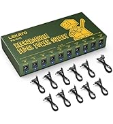 LEKATO Built-in 10000mAh Rechargeable Battery Guitar Pedal Power Supply, 10 Isolated DC Outputs, ...