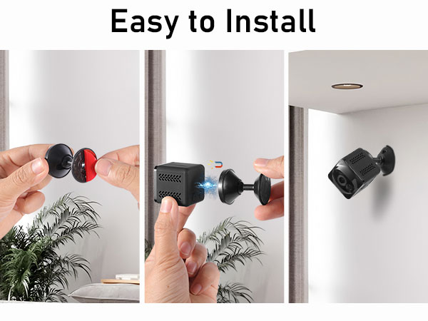 Magnetic installation