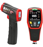 UNI-T Auto Test Maintenance Kit, Automotive Coating Thickness Gauge UT343D, Non-Contact IR Thermo...