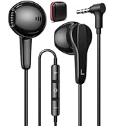 iMangoo 3.5mm Earbuds Wired with Carrying Case, 3.5 mm Jack Corded Lightweight Headphones Aux Plu...