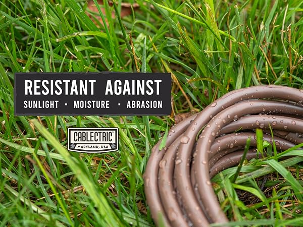 Cablectric_Brown Extension Cord 16 Gauge Cord
