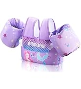 Nemone Toddler Swim Vest for 22-70 lbs Kids Floaties Swim Jacket with Arm Water Wings for Girls B...