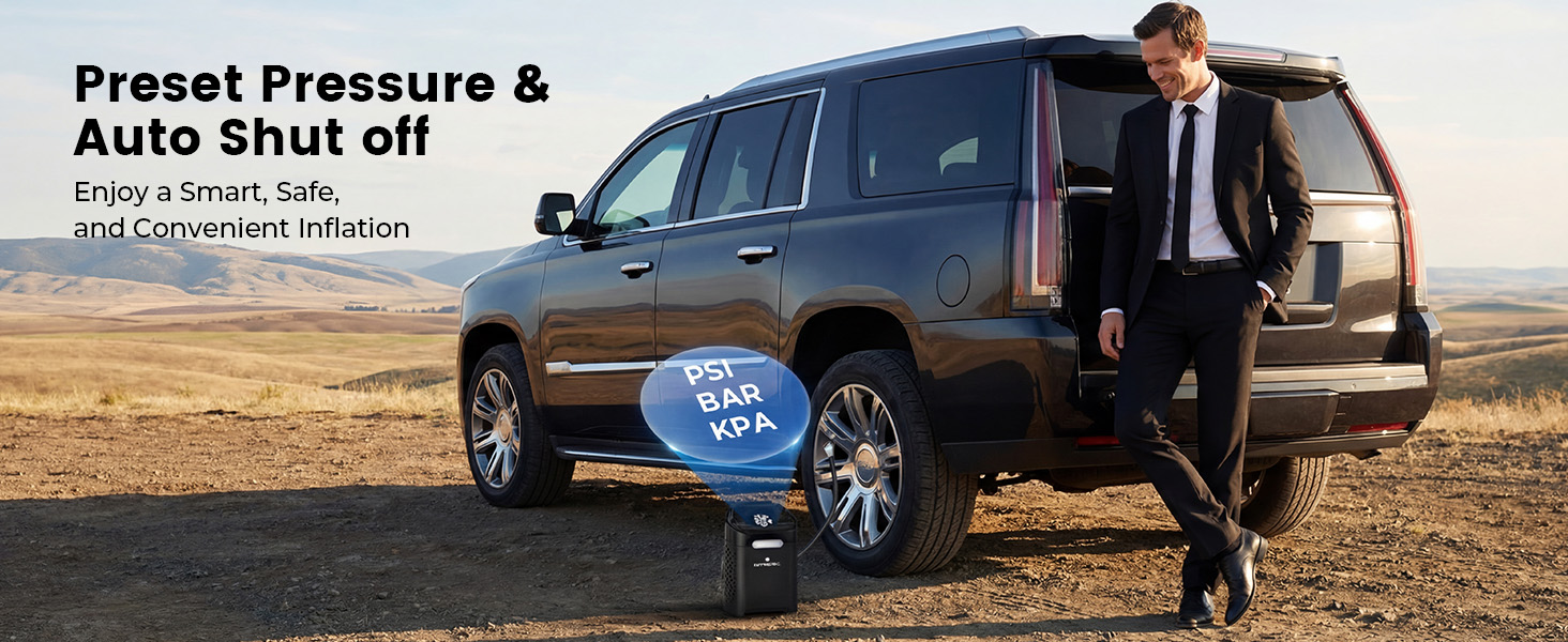 Cordless Portable Tire inflator