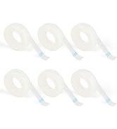G2PLUS 6 Rolls PE Micropore Medical Tape Roll, 1/2'' x 59 Yards Lash Tape, Eyelash Tape for Eyela...