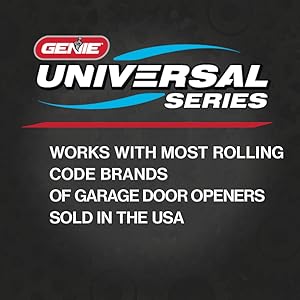 Universal2 button garage door opener remote works on rolling code garage openers made in usa