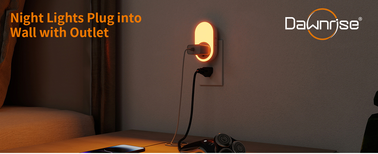 night light with outlet