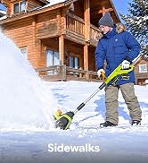 SnapFresh Snow Shovel Cordless – Includes 2×4.0Ah Batteries &amp; Fast Charger