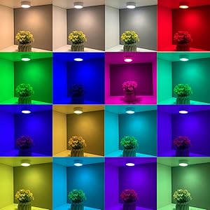 LED Puck Lights Battery Operated Closet Lights, Wireless Under Cabinet Lighting