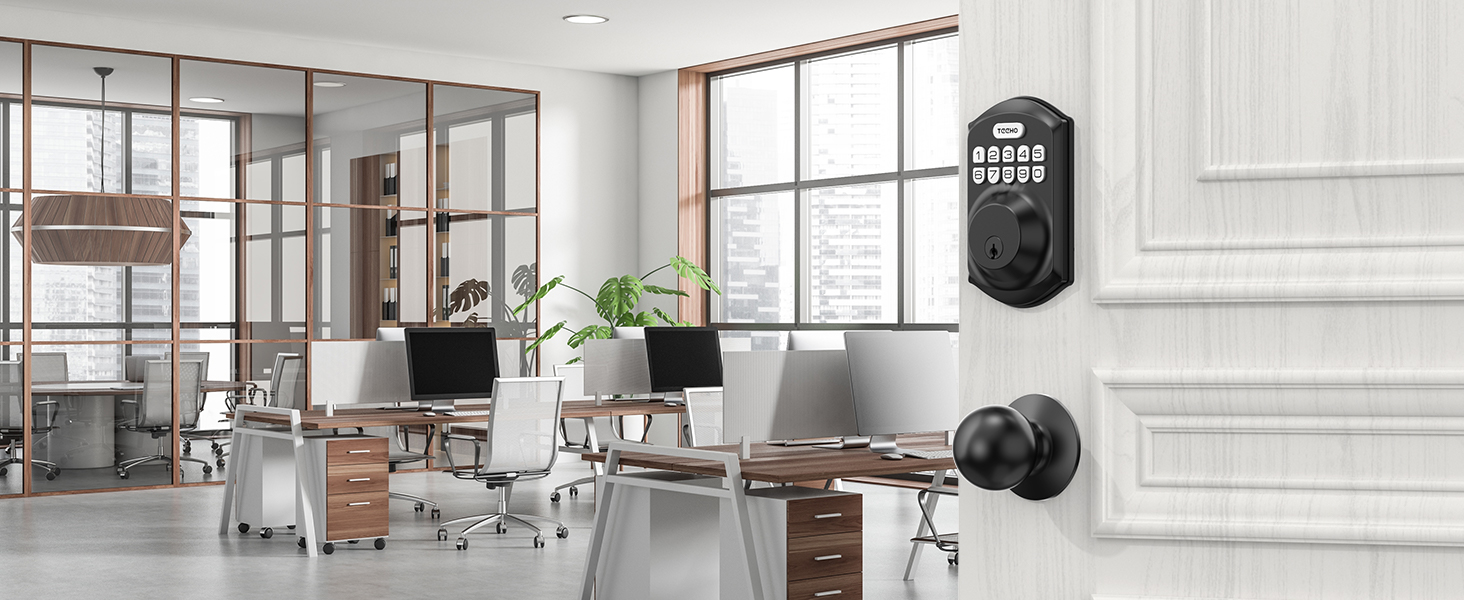 Suitable for front, side, back, basement, and garage doors