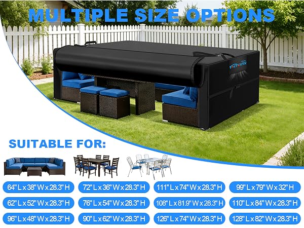 outdoor patio furniture covers