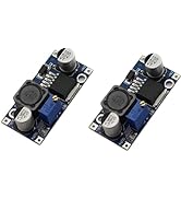 2 Packs Adjustable Buck Converter Electronic Voltage Stabilizer Power Supply Module LM2596 DC-DC ...