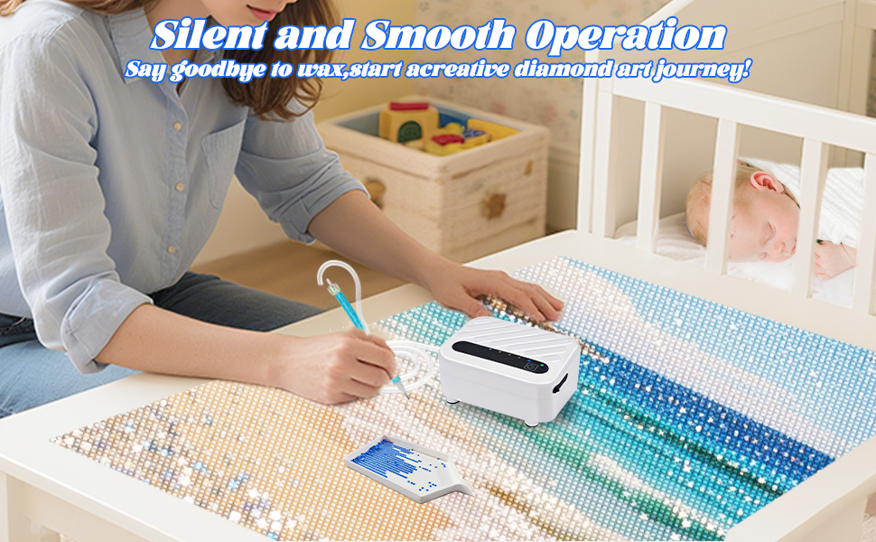 Electric Diamond Painting Pen with Adjustable Suction