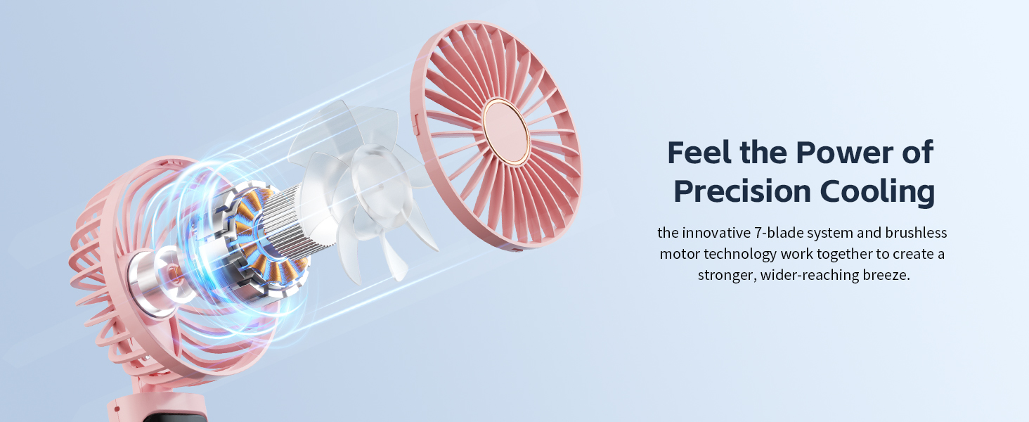 strong handheld fan