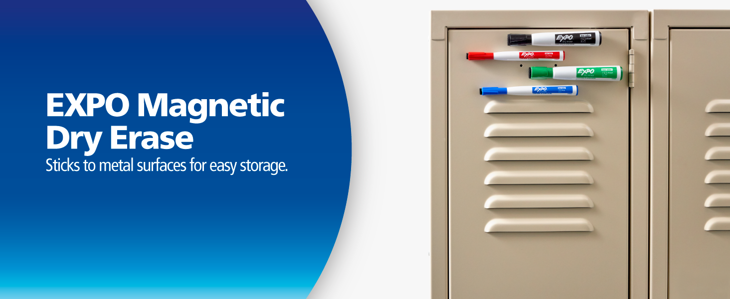 expo markers dry erase wet clean school classroom teacher home office magnetic lockers metal storage