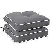 Favoyard Patio Chair Cushions 19 × 19 Inch Water Resistant &amp; 3-Year Color Fastness Outdoor Chairs...