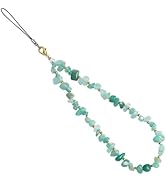 Handmade Natural Gemstone Gold Beaded Charm Cell Phone Camera Lanyard, Stanley Cup Accessories, W...