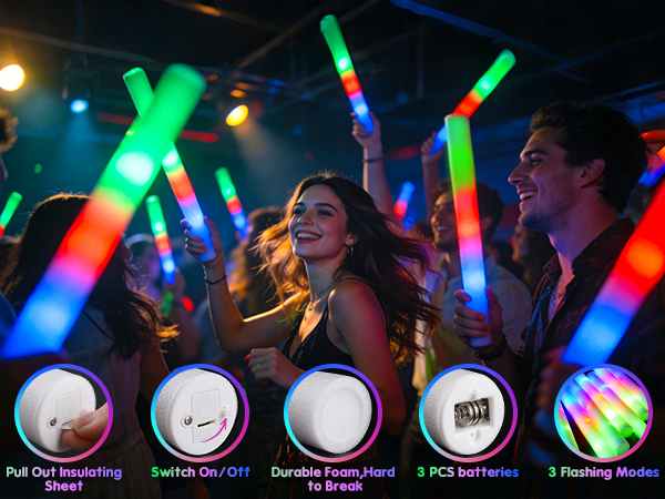 light up foam sticks