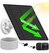 Blink Camera Solar Panel, Solar Panel for Blink Camera Outdoor with USB-C &amp; Micro USB Ports &amp; Wat...