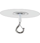 WsjiaboFux Adhesive Ceiling Hook - Weight-Bearing Stick-On Ceiling Hook, Sticky | Drill Free Hang...