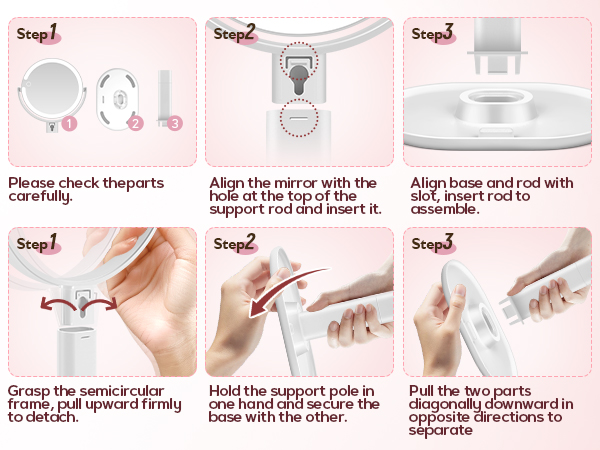 desk makeup mirror vanity mirror with lights desk light up vanity mirror desk 20x magnifying mirror