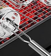 Chenovate Side-opening Rolling Grill Baskets-4