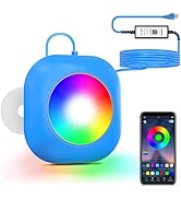 LyLmLe LED Pool Lights for Above Ground Pools with APP Control, 20W Smart Magnetic Pool Lights wi...