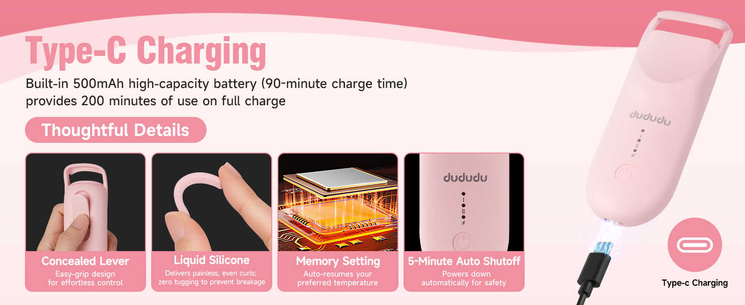 heated eyelash curler for women