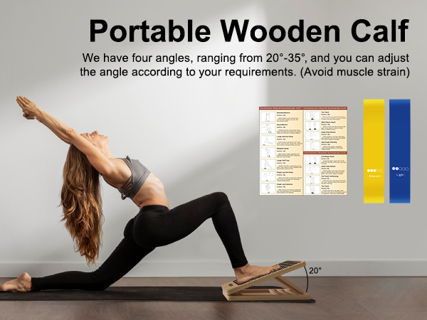 Adjustable Portable Wooden Incline Board