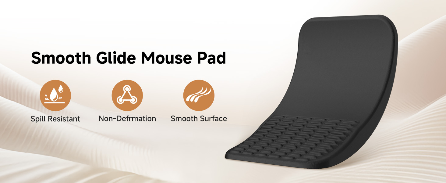 mouse pad with wrist rest