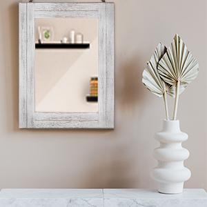 wooden framed mirror