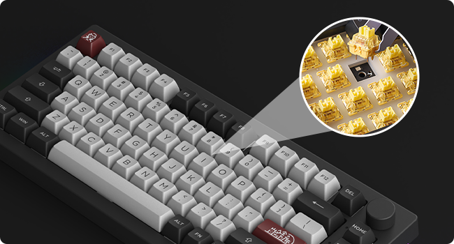 creamy yellow switch