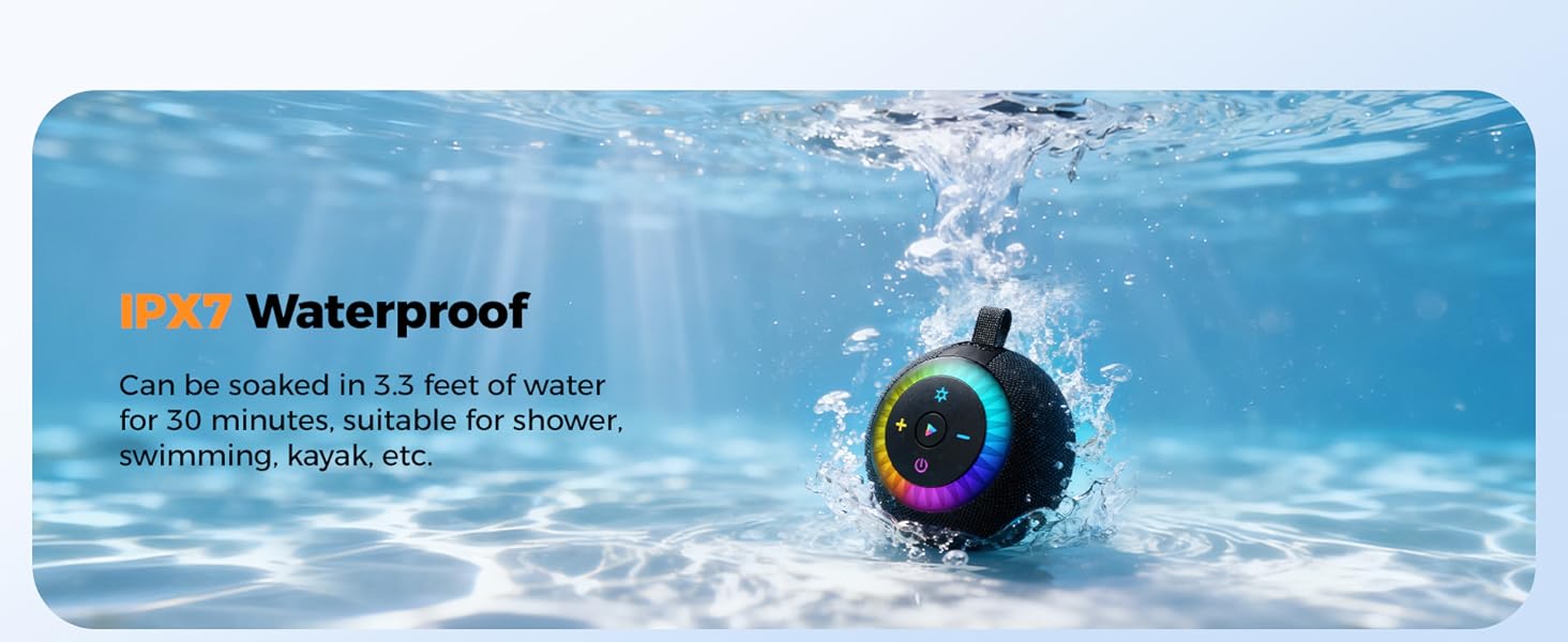 IPX7 Waterproof
