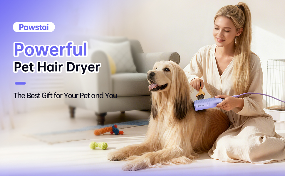 dog dryer dog hair dryer dog blow dryer pet dryer Dog Dryer for Pet GroomingPet Neck-Hanging