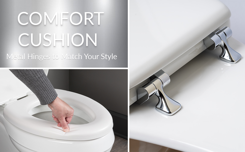 bemis mayfair cushion toilet seat padded for comfort and height round elongated oval oblong elderly